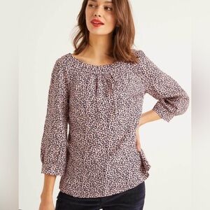 Boden Leopard Print Women's Top